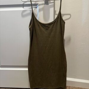 Forever 21 Green V-Neck Top